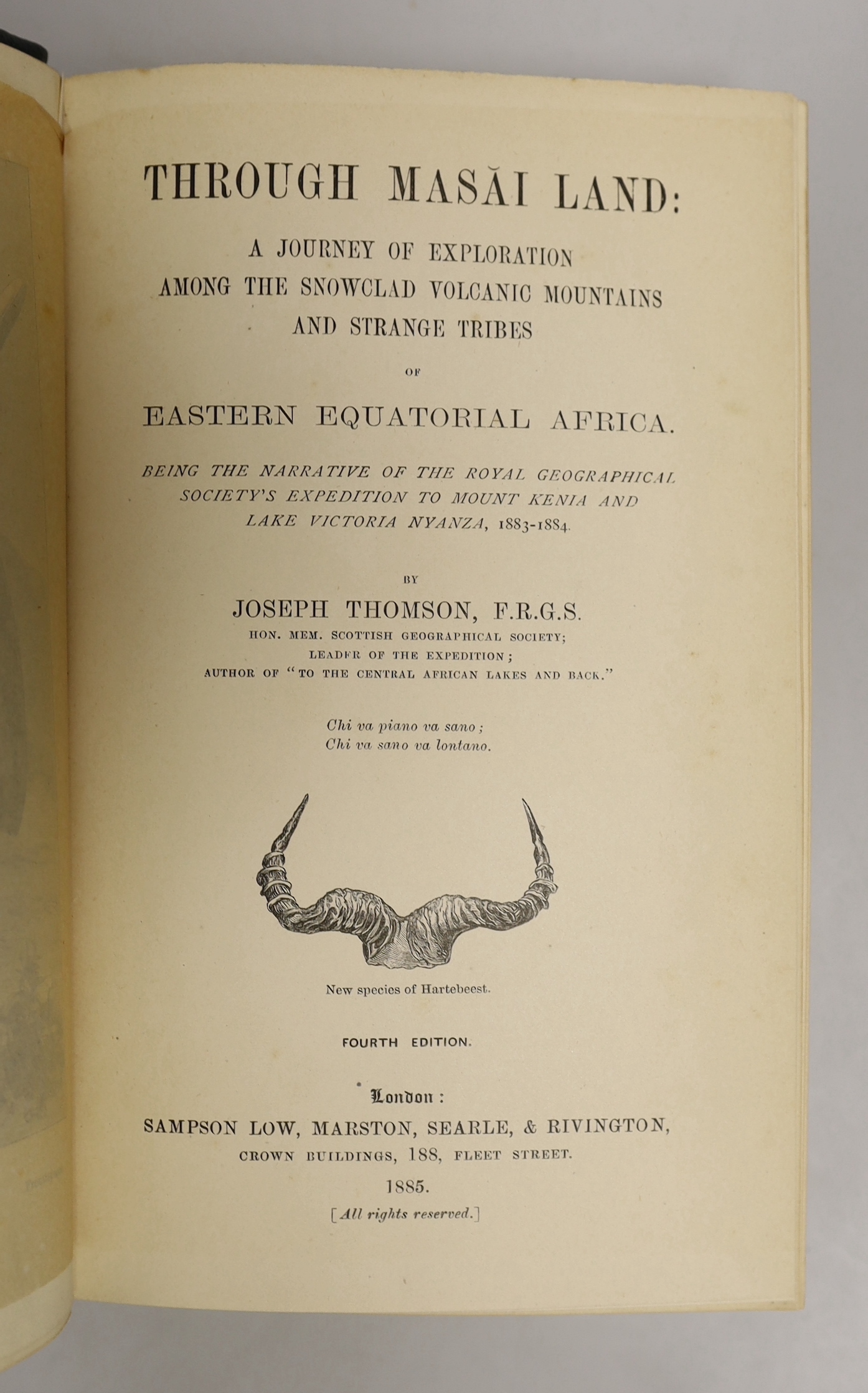 Stanley, Henry Morton - How I Found Livingstone; travels, adventures, and discoveries in Central Africa........mounted photo. portrait frontis., large folded map (outline colour), 27 wood engraved plates, 4 other maps an